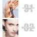 MSQ Liquid Foundation Brush - Synthetic Dense Bristles for Blending Liquid Cream Concealer - Premium Quality (Blue) - Buy Online on GoSupps.com