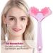 Moum Routes Facial & Body Roller Massager - Pink Slimming Chin Massage Device | Skin-Tightening Beauty Tool for Neck & Face Treatment - Buy Online on GoSupps.com