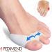 Pedimend Silicone Gel Toe Separator - Hallux Valgus Relief Pain Prevention for Men & Women - 2 Pairs Included - Buy Online on GoSupps.com