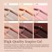 Modelones Gel Nail Polish -6 Colors Nude Pink Gel Polish Set Skin Tones Neutral Brown Soak Off Gel Nail Kit Manicure DIY Nail Art Salon Home Gift - Buy Online on GoSupps.com