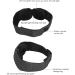 3D Contoured Sleep Eye Patch Light Blocking Memory Cotton Eye Pad with Adjust Strap for Deeper Relaxation - Buy Online on GoSupps.com