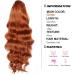 YEESHEDO Ginger Long Wavy Ponytail Hair Extension 24 Inches - Clip in Drawstring Curly Synthetic Hairpiece for Women - Buy Online on GoSupps.com