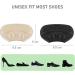 VivoFoot Anti-Slip Heel Grips - 4 PCs Thick Liners for Loose Shoes - Heel Cushion Inserts - Prevent Slipping & Blisters - Black 6mm - Buy Online on GoSupps.com