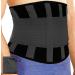 Feels back belt back support belt back ribbon back pain back support belts for the lumbar spine for women and men (l)