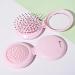 Trikeel Mini Hair Brush with Mirror for Girls - Small Portable Travel Size Pink Brush - Buy Online on GoSupps.com