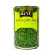 Natco - Puree d'épinards – 395 g (lot de 4)