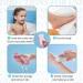 Super Soft Exfoliating Bath Sponge Set - Reusable Spa Scrub for Dead Skin Removal (4pcs) - Buy Online on GoSupps.com