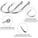 HETH 2000pcs Fishing Worm Hooks Set | High Carbon Steel Wide Gap Offset Hooks | Saltwater & Freshwater | 10 Sizes - Buy Online on GoSupps.com