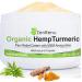 Zenrenu Hemp Joint & Muscle Relief Cream with Turmeric Arnica MSM Hemp Oil & 7 Essential Oils - Non-Greasy & Soothing Formula for Back Neck Elbows Knees & Hip - ZenRenu 2 oz