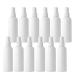 TIANZD 12 Pieces Empty 100 ml White PET Plastic Fine Mist Pump Spray Bottles with White Top Portable Sprayer for Perfume Water Cosmetic Travel Containers Refillable 2x Funnel