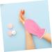 Healeved 3 Pairs Exfoliating Hand Mask Dry Hands Lotion Overnight Moisturizing Gloves Exfoliating Body Mitt Rough Hand Care Gloves Womens Glove Body Gel Care Bag Flannel Fingerless Pink - Buy Online on GoSupps.com
