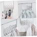 Yardenfun 1pc Door Hook Punch Row Hook Clothes Rack Decorative Coat Hook Towel Hooks Hat Stainless Steel - Buy Online on GoSupps.com