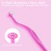 Qianyu 4-Piece Orthodontic Tuft Toothbrush Set - Ideal for Braces & Dental Care | International Shipping Available - Buy Online on GoSupps.com