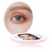 YUEARN LED Compact Mirror with Lights  Double Sided Travel Makeup Mirror with 1/10x Magnification & Dimmable Brightness  Pocket Mirror for Handbag and Purse  Type-C Charging Port