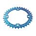 Race Face Narrow Wide Single Chainring 104 x 30T Blue