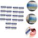 PartyKindom 120-Piece Tooth Color Card Set | 3D PVC Color Cards - White | Ideal for Events & Parties - Buy Online on GoSupps.com