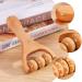 Healvian Handheld Massage Roller 2 Piece Wood Body & Face Massager for Foot Shoulder and Muscle Relief | Ideal for Plantar Fasciitis - Buy Online on GoSupps.com
