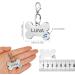 Nibana 2 Pack Personalized Pet ID Tags Dog Name Tags Engraved on Both Sides 4 Lines of Custom Text Paw Print Bone Pet Tag for Dogs Cats (Blue) - Buy Online on GoSupps.com