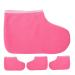 FRCOLOR Couvre-pieds Paraffine Spa 2 Paires Taille Unique R utilisable Enveloppement Thermor gulateur Soins des Pieds Confort et Protection Rose Fuchsia Bord Blanc
