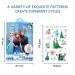 GODSON Princess Temporary Tattoos - 4 Sheets for Kids, Women, and Adults - Party Favors and Birthday Decorations - 4 Count - Buy Online on GoSupps.com