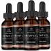 Hemp Oil -4 Packs Maximum Strength - Pure & CO2 Extract Drops - 100% Natural Organic, Vegan, Non-GMO Free Non-Flavor - Buy Online on GoSupps.com