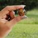 Aashita Creations 30mm Natural Tiger Eye Mini Sphere Ball - Pocket Crystal for Reiki Healing | 25-30g Brown - Buy Online on GoSupps.com