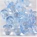 50Pcs Transparent Acrylic Mini Pacifier - Baby Shower Cake Decoration & Birthday Gift | DIY Party Supplies - Buy Online on GoSupps.com