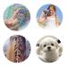 Buy HanyoSheng Mini Hair Ties 1000 Multi-Colored Elastic Rubber Hair Bands for Girls & Women | Perfect for Fine Hair & Ponytails - Buy Online on GoSupps.com