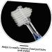 Healeved 15 STK Double-Sided Toothbrush for Dentures - Effective Care Cleaning Brush for False Teeth & Prosthesis - Buy Online on GoSupps.com