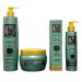 KERAGOLD PRO - Ultimate Premium Pack 4 products - Sulfate-free Shampoo 500ml + mask 500ml + serum 100ml + Leave-in treatment (KG AC KERATIN & AMLA OIL)