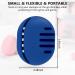 Fauxomor Makeup Sponge Holder - Triple-Sided Ultra-Soft Silicone Travel Case for All Makeup Sponges - Breathable & Durable - Blue - 1 Pack - Buy Online on GoSupps.com