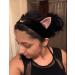 Moon Black Cat Ears Headband - Elastic Hair Band for Women, Men, and Girls - Makeup & Shower Accessory (TS12) - Buy Online on GoSupps.com