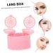 Healeeved 8 STK Portable Cleaning Set for Colored Contact Lenses - Travel-Friendly Contact Lens Holder & Mini Makeup Mirror - Buy Online on GoSupps.com