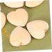 Ibasenice 200 Stk Log Color Peach Cherz Valentine's Day Heart Perlen - DIY Unfinished Wood Jewelry Crafting Accessories - Buy Online on GoSupps.com