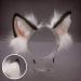 amangul Lovely Faux Wolf Ears Headband Realistic ry Animal Hair Hoop Anime Masquerade Cosplay Costume(White) - Buy Online on GoSupps.com