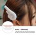 Beaupretty Angel Wings Hair Clips - 2 Pairs of Cute Plush Hairpins for Women & Girls in White/Pink - Buy Online on GoSupps.com