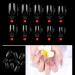 Sethexy Short Oval False Nails 500Pcs - Full Cover Acrylic Nail Tips for Art Design - Clear - Buy Online on GoSupps.com