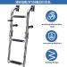 Marinebaby Stainless Steel Folding Pontoon Boat Ladder | 3 Step Stern Mount with Rubber Grips | Portable and Foldable - Buy Online on GoSupps.com