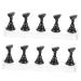 2 Sets Nail Checkerboard Accessories Magnet Japanese 2.5x1.4x1.4cm Black