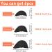 UamGlsob Shoe Filler Inserts - 3 Pairs Toe Cushion Insoles for Loose Shoes Half-Size Adjusters for Sneakers Heels Flats & Boots (Black) - Fit Any Shoe Perfectly - Buy Online on GoSupps.com