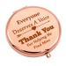 Speech Therapist Appreciation Gifts Speech Therapy Gifts Compact Makeup Mirror for SLP Speech Language Pathologist Gifts for Women Thank You Gift Folding Makeup Mirror Christmas Birthday Gifts