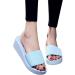 Buy XTZYGLFD Summer Sandals & Women Slippers - Casual Bohemian Beach Wedges & Stiletto Sandals in Light Blue (5 UK) - International Shipping Available - Buy Online on GoSupps.com