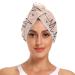 Heart Rate Pink Hair Towel 2 Pack Super Absorbent Hair Drying Towel Quick Dry Hair Turbans Head Towel with Button Twisty Wrap for Women Girls