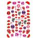 Decoration Red Lips Luxury Valentines Love Heart 3D Nail Stickers Decals(XF3389) - Buy Online on GoSupps.com