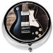 Musical Guitar Round Pill Box | 3 Compartment Portable Travel Medicine Organizer | Decorative Pocket Purse Vitamin Holder - Buy Online on GoSupps.com