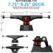 Jizmo Skateboard Trucks and Wheels Set with High Rebound Cruiser Wheels, ABEC-11 Bearings, Tool, Pads & Hardware - Black - Buy Online on GoSupps.com