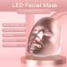 LED Face Mask - 7-Color Photon Therapy for Acne & Wrinkle Removal | Pink Beauty Rejuvenation Mask - Buy Online on GoSupps.com