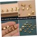 NUOBESTY 40 Sets Rivet Helix Stud Digital Food Scale Studded Belt Studs for Leather Repair Double Sided Brass - Buy Online on GoSupps.com