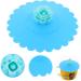 Zerodeko 12 Pcs Silicone Cup Lid Silicone Cover Travel Fruit 11x11x3cmx3pcs Light Bluex3pcs - Buy Online on GoSupps.com
