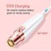 Rehomy 2-in-1 Eyebrow Trimmer & Face Hair Remover | Rechargeable Painless with Light Rose Gold & White | International Shipping Available - Buy Online on GoSupps.com